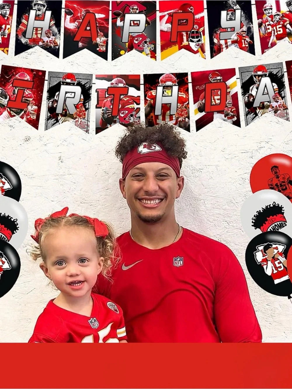 Patrick Mahomes Birthday Decorations